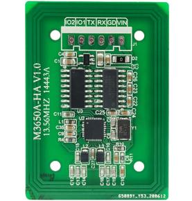 IC kart oxuyucu modulu RFID yüksək tezlikli təmassız S50 oxumaq və yazma induksiya seriya portu RS232 TTL
