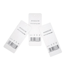 Xüsusi Çap edilə bilən UHF RFID Geyim Asma Tag