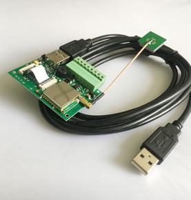Özünə xidmət terminalı kartı emitenti quraşdırılmış UHF oxuma-yazma modulu keramika antenalı UHF kart oxuyucu modulu