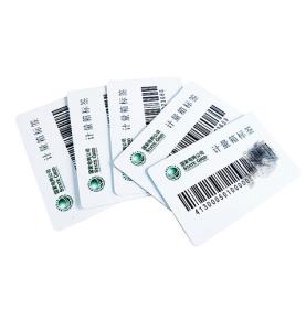 PVC suya davamlı və toqquşmaya davamlı məhsullar inventar logistika dövriyyəsini izləyən qutu tepsisi 18000-6C RFID etiket kartı