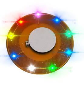 NFC passiv işıq yayan çip induksiya işıq yayan kart çox rəngli isteğe bağlı LED çılpaq çip ağıllı işıq