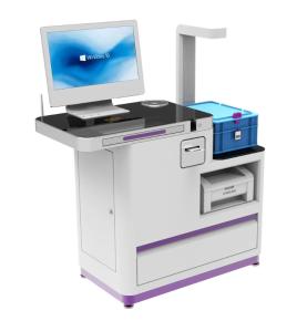Xəstəxana RFID İş Stansiyası Tag Girişi və Şəkillərin Çap edilməsi Maşını