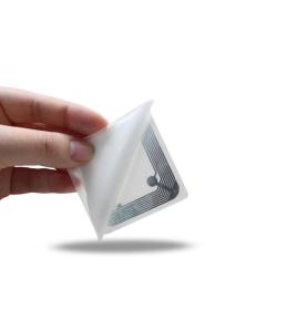 RFID Kitabxana Etiketi kitab etiketi ISO15693 protokolu öz-özünə yapışan kağız Fudan FM13HF02N çip etiketi