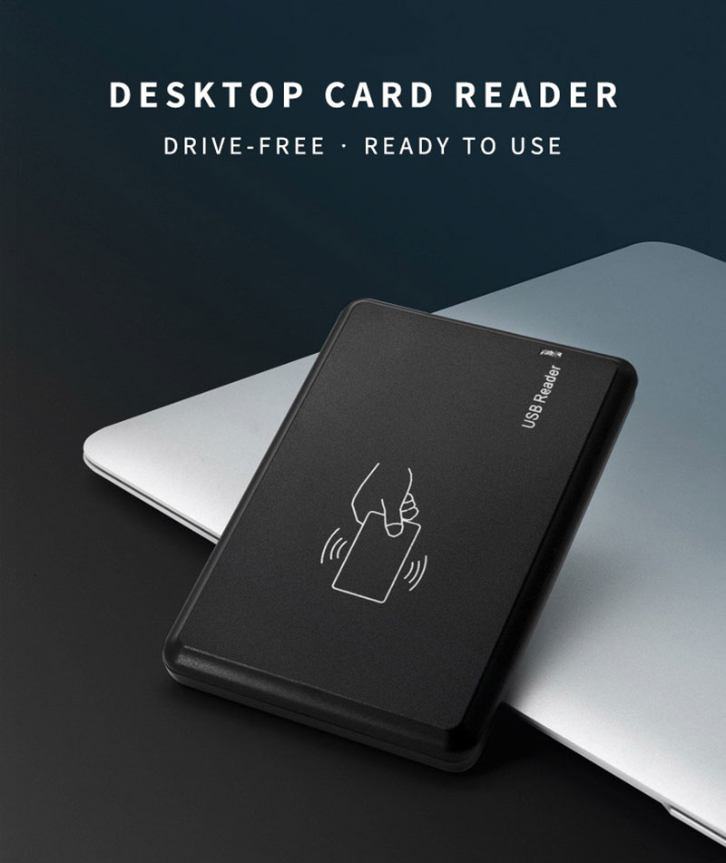 Masaüstü Kontaktsız USB RFID Kart Okuyucusu 125/khz Kartlar üçün