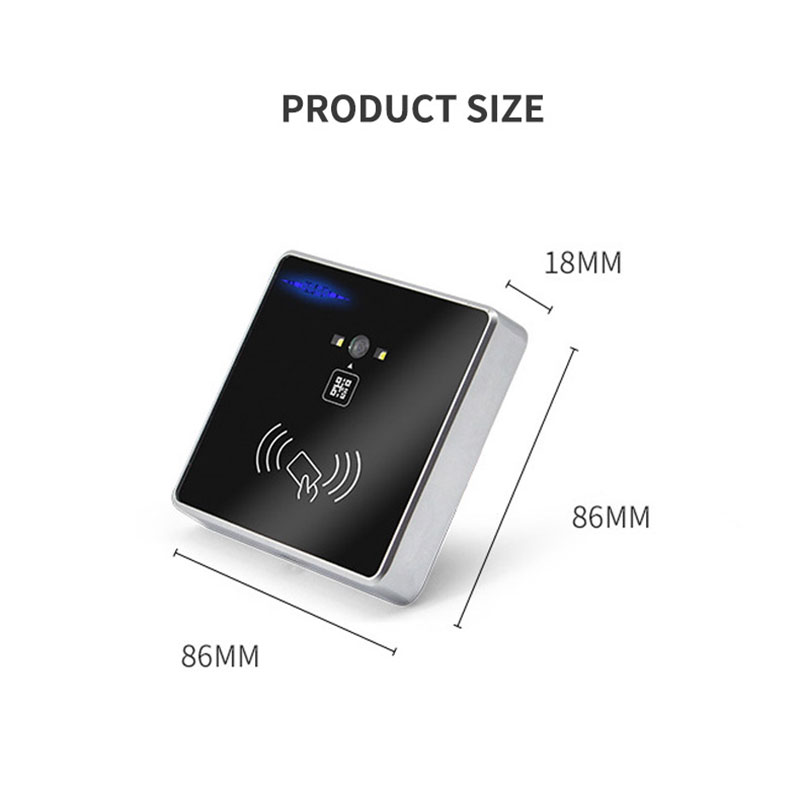 Çox Məqsədli QR Kodu Skanlayan RFID Giriş Nəzarəti Oxucusu 9