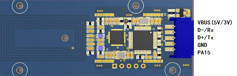 146 moduleA ISO463F, ISO145 kart modulu çox protokollu smart sensor IC kartı oxumaq-yazmaq modulu2