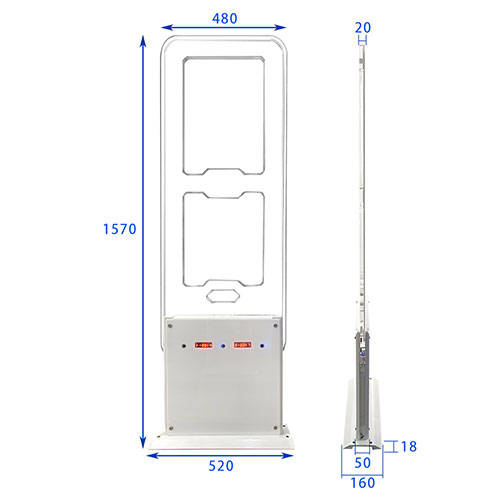 RFID görüşə daxil olmaq və davamiyyət üçün ağıllı qapı