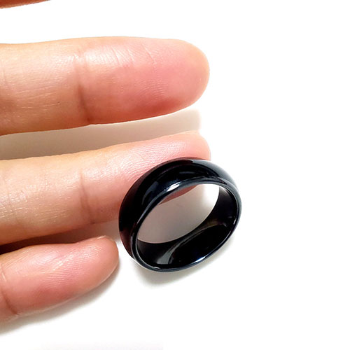 Epoksi qatran materialı yarı keramika NFC ağıllı üzük