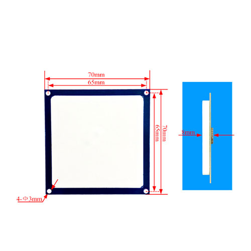  UHF Bandlı Əl Terminalı 0M Altıma Cərrahi Antenna Antenna 60 Yüksək Qazanclı Aşağı VSWR UHF Band Əl Terminalı Antenna 3