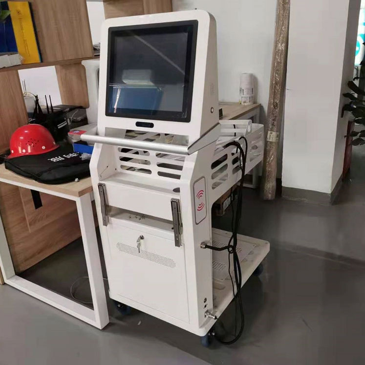 RFID Kitabxana İnventarını Yoxlayan Sayma Arabası