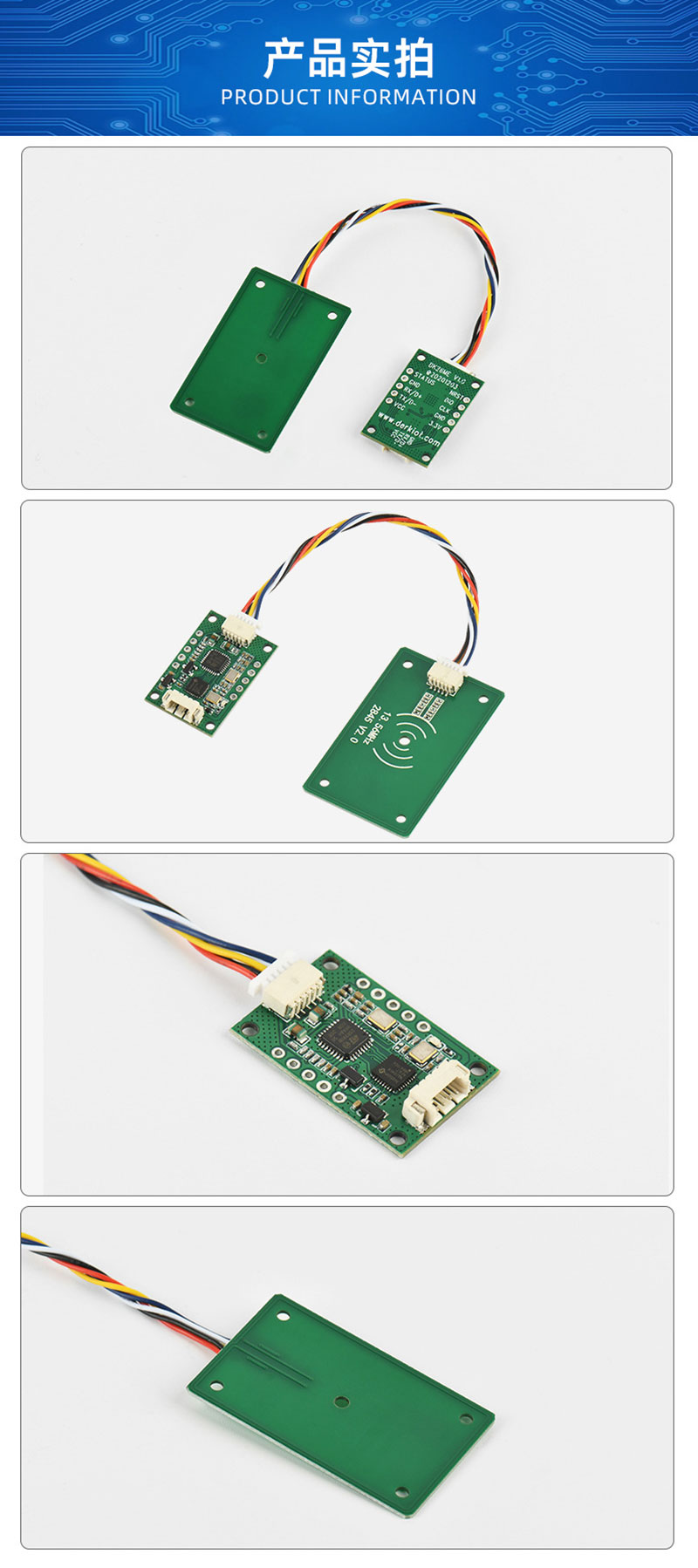 Şəxsiyyət kartının tanınması modulupp yüksək həssaslıq istehsalçısı <a href=https://rfid-life.com/RFID-Card.html target='_blank'>RFID Kartı</a>nın tanınması modulu- induksiya modulu 2
