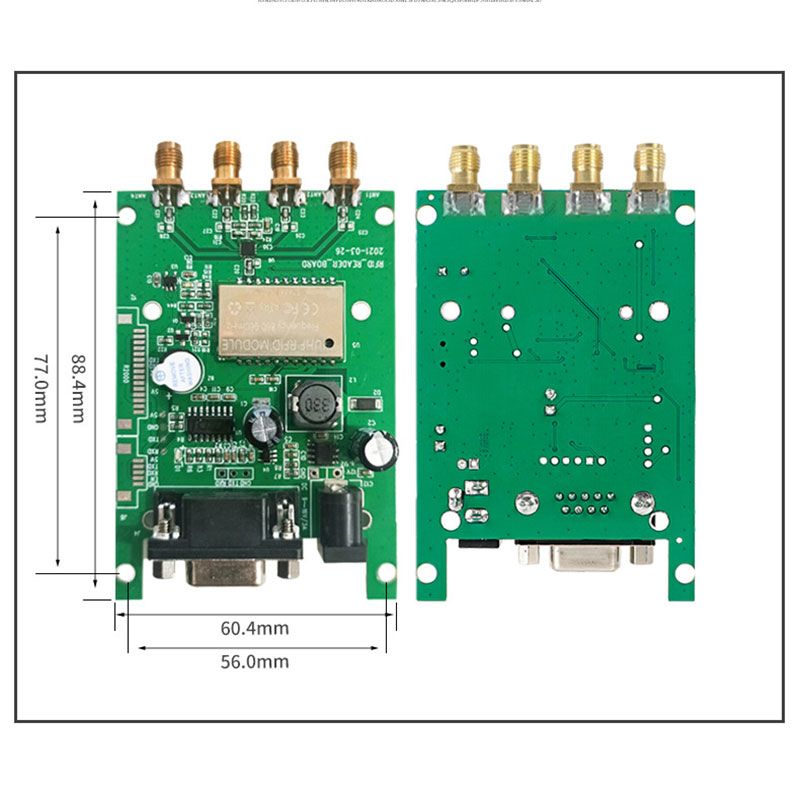 rfid ultra yüksək tezlikli modul və dörd kanallı beynəlxalq radio tezliyi modulu və dörd kanallı universal radio modul modulu 3