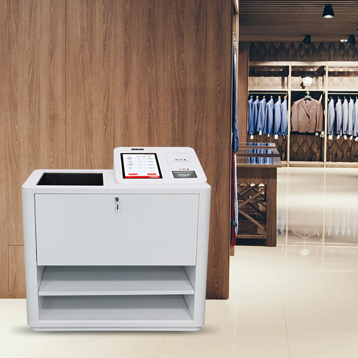 RFID avadanlığı özünəxidmətsiz geyim və insansız maşın kitabçası bütün geri qaytarma maşını hesablaşma platforması 6