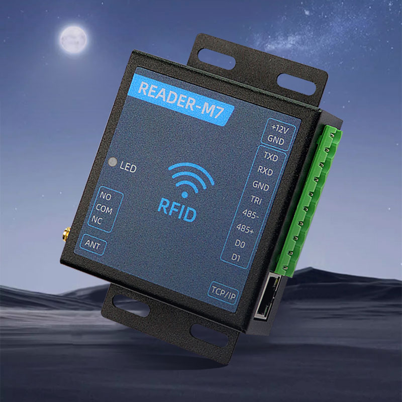 RFID UHF radio oxuyucu moduluH seriyalı şəbəkə portu 1 oxumaq RFID UHF radio tezliyi moduluF serial port1 oxumaq 5