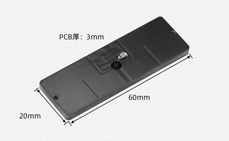 rfid yüksək tezlikli elektron mövqeli LED işıq obyektlərin tapılması anti-metal anti-tampering 6