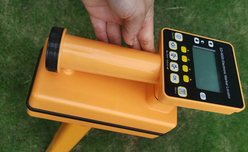 RFID elektrik kabeli boru kəmərinin yerləşdirilməsi elektron marker detektoru RFID yeraltı etiket oxuyucusu